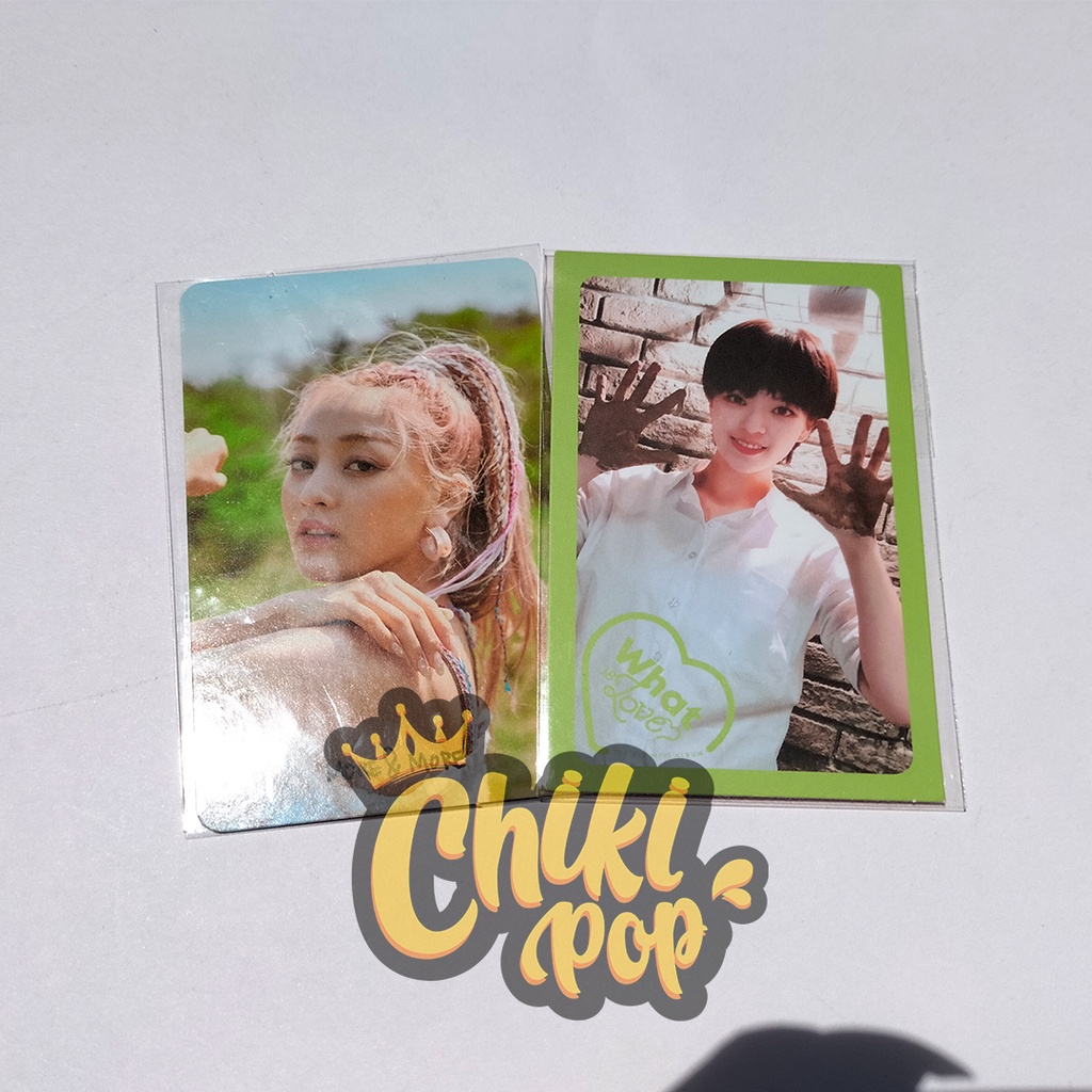 TWICE MORE & MORE MNM JIHYO JEONGYEON WIL WHAT IS LOVE VER 7 PHOTOCARD PC OFFICIAL