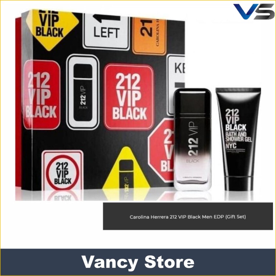 Parfum Original CH 212 VIP Black Men EDP GIFT SET