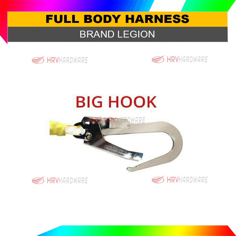 Full Body Harness LEGION Single Big Hook Besar Sabuk Pengaman Fall Protection Equipment