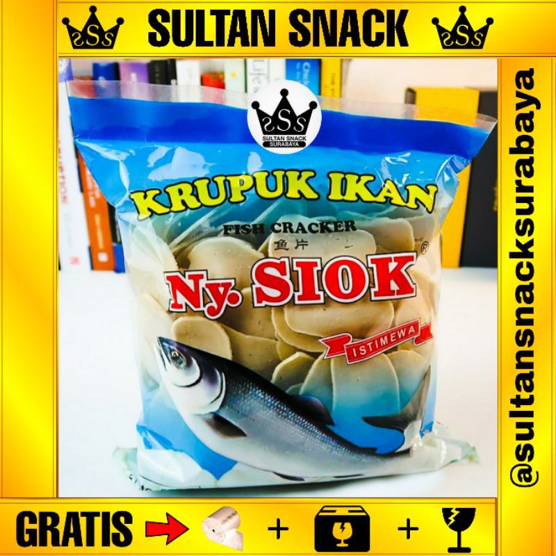 

SULTAN SNACK Krupuk Ikan Nyonya / Ny Siok