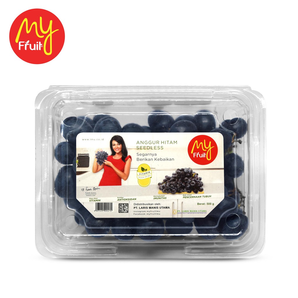 

My Fruit Surabaya - Anggur Hitam Seedless [500gr]