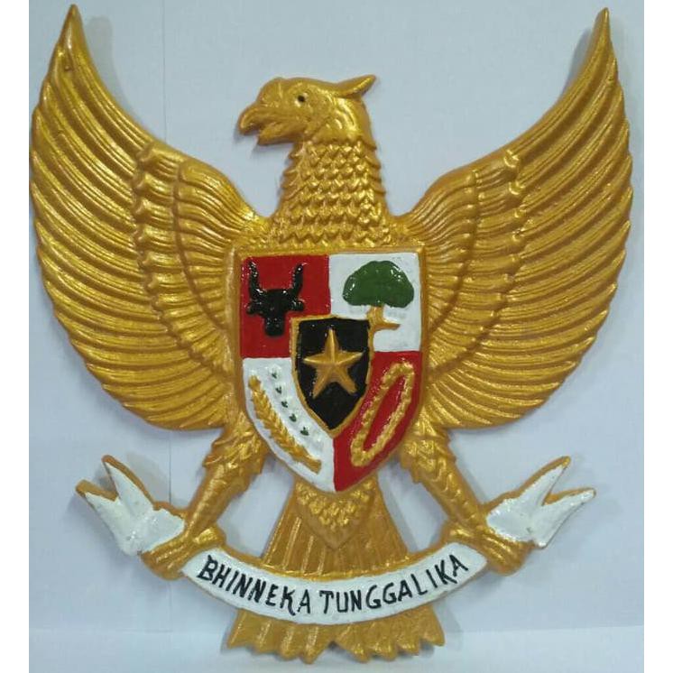 

Termurah Lambang Garuda Pancasila Bahan Fiber Ukuran 23 X 24 Cm Offic