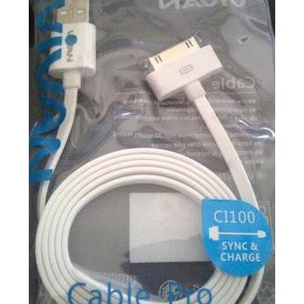 Sale..!! Kabel Data Dan Charger Iphone 4 4S , Ipad 2 3 Vivan Original