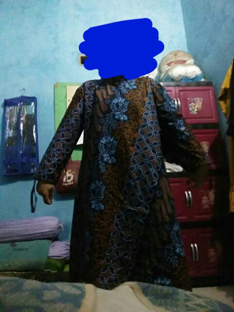 Batik Couple_maora Sania Ruffle Batik Couple Ori Ndoro Jowi Dnt Garansi Termurah