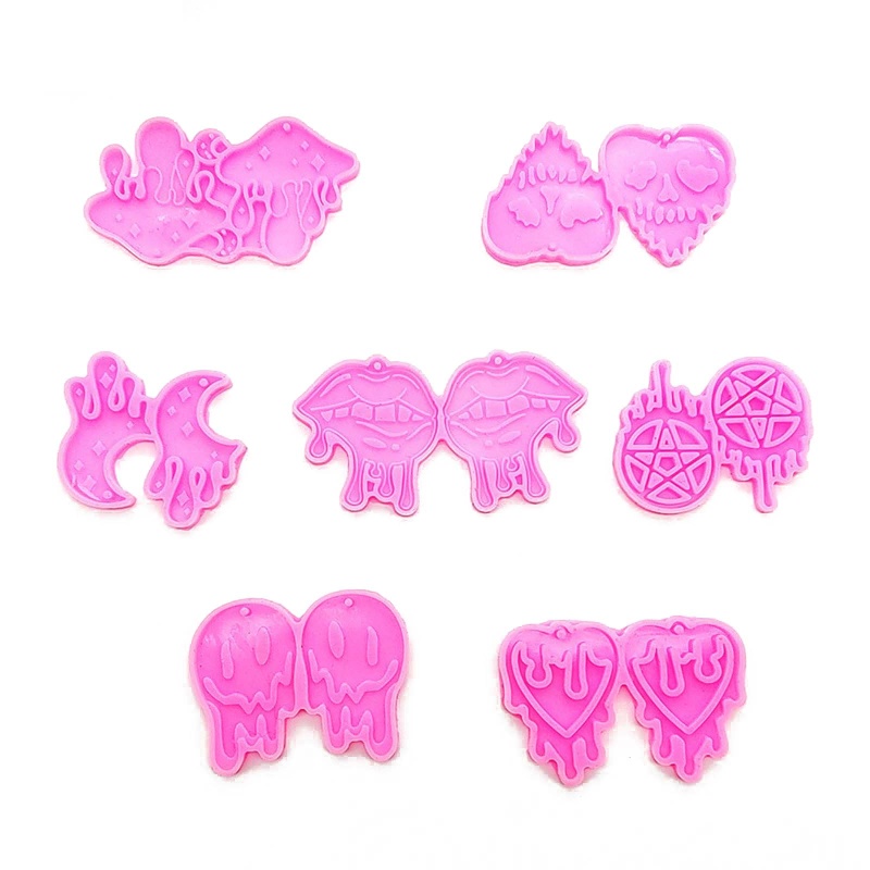 Siy 7pcs / set Cetakan Resin Untuk Membuat Perhiasan / Kerajinan Tangan DIY