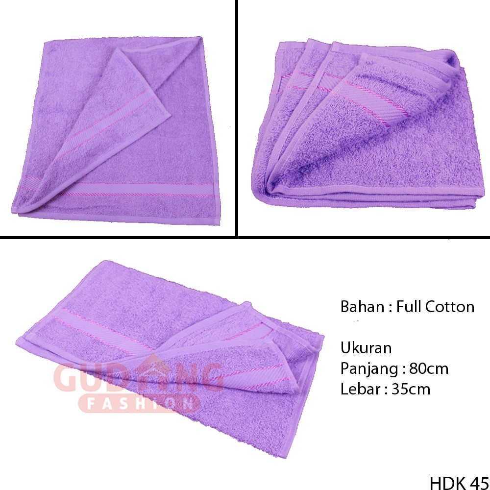 Handuk Full Cotton Panjang 80Cm, Lebar 35Cm - HDK 45