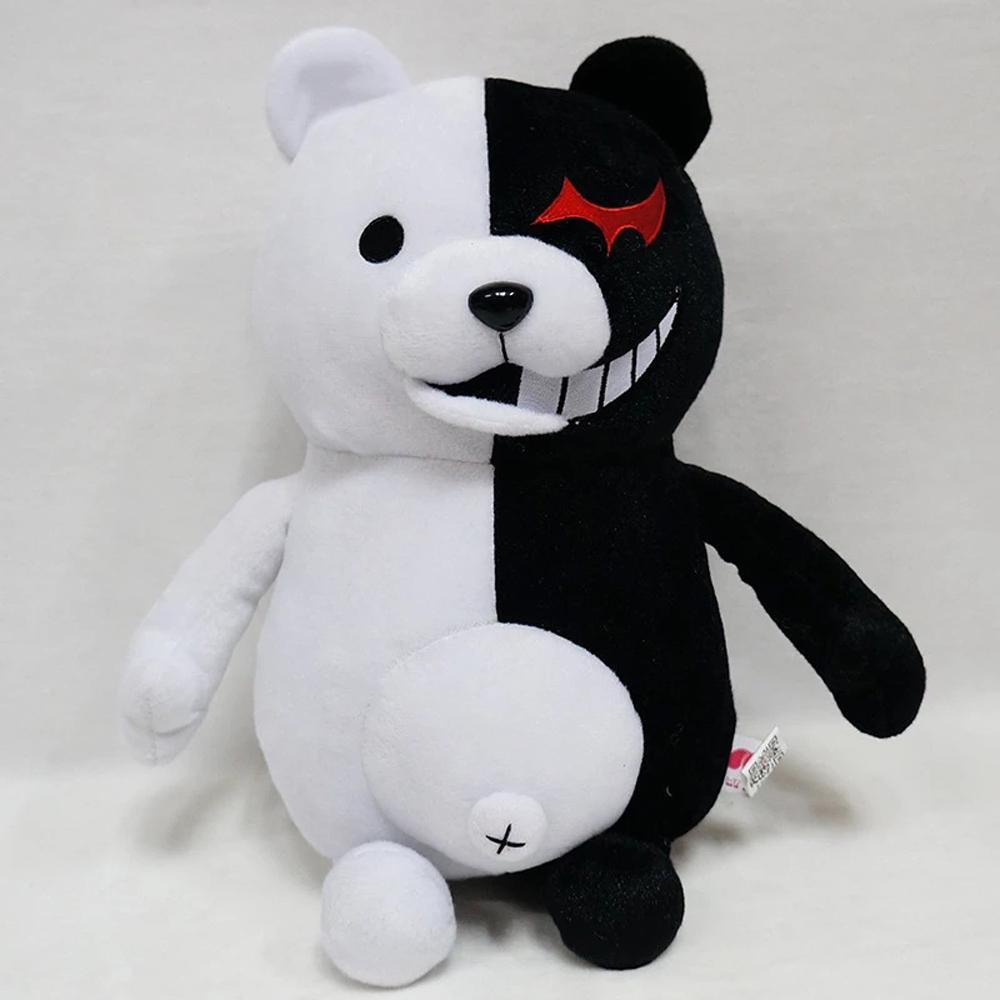 Needway   Dangan Ronpa Super Danganronpa Boneka Mainan Boneka Binatang Boneka Beruang Hitam &amp; Putih Lembut