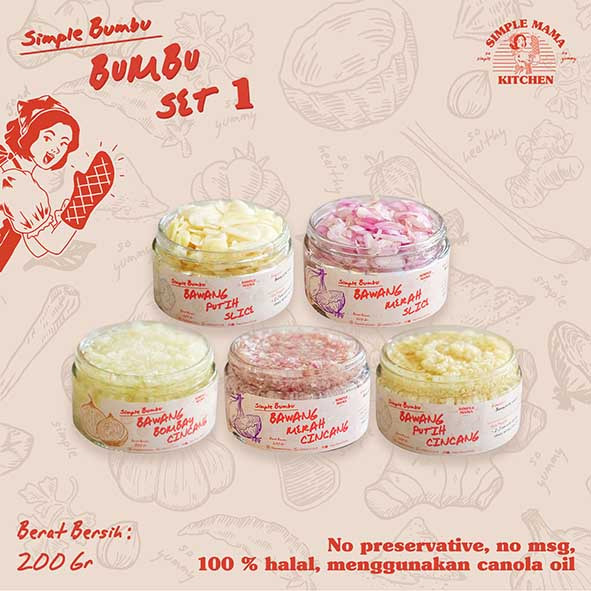 

Simple Bumbu Set 1 Bundling by Simple Mama Kitchen | Alami Tanpa Pengawet & Tanpa MSG