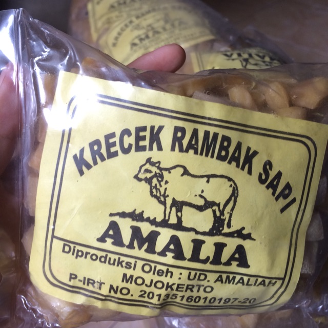 

Kerupuk rambak sapi Super 250gram bentuk dadu / kerupuk kulit sapi SUPER / krecek rambak sapi