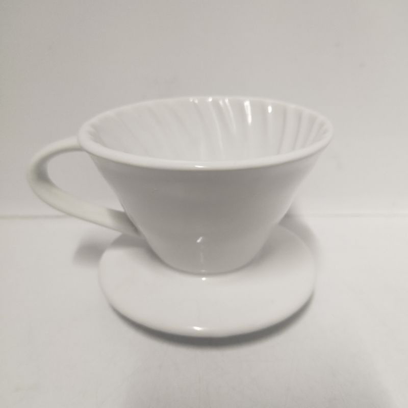 v60 dripper keramik 01 putih