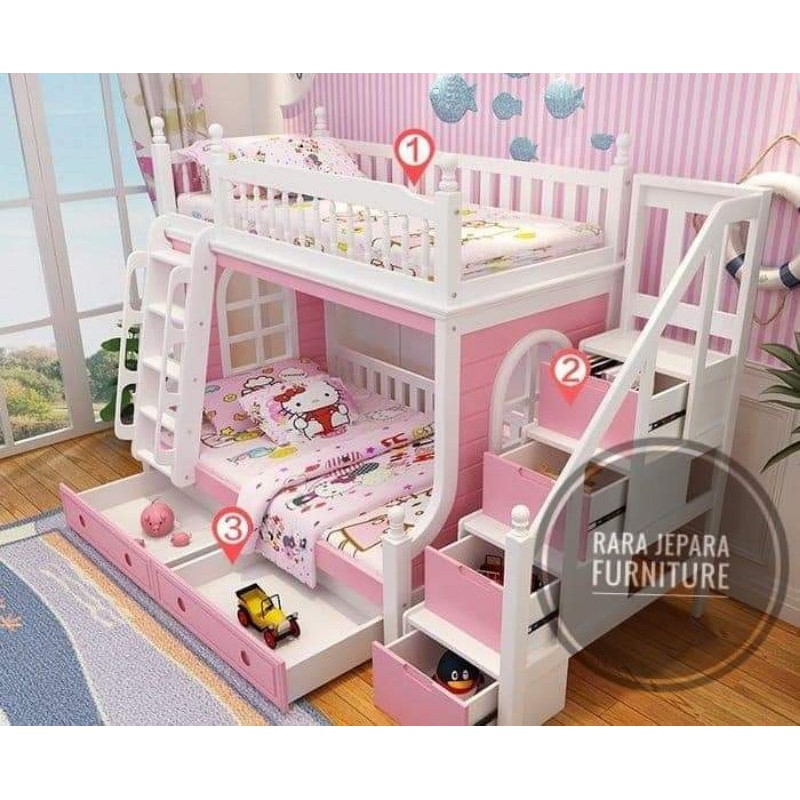 Tempat tidur tingkat anak tempat tidur anak tingkat dipan tidur anak tingkat minimalis