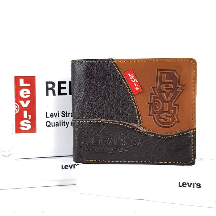 Dompet Tidur Kulit Asli Pria Murah - LEVIS DTR SJAR
