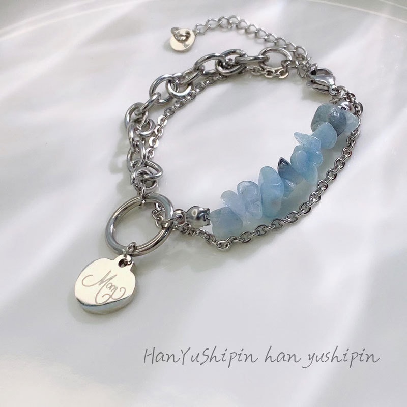 Gelang Kristal Dua Lapis Untuk Aksesoris