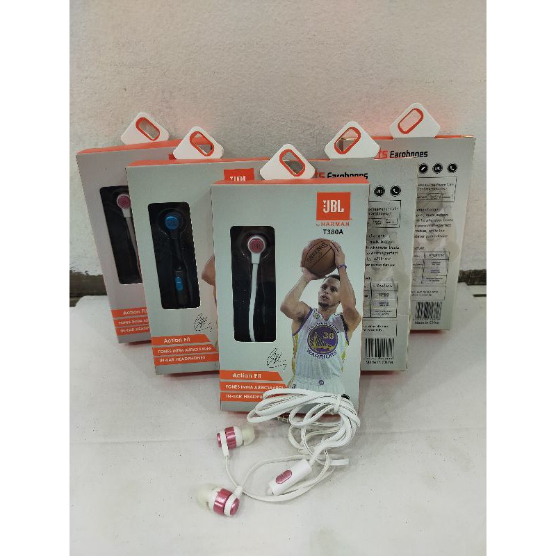 Handset handsfree earphone basket kode T380A