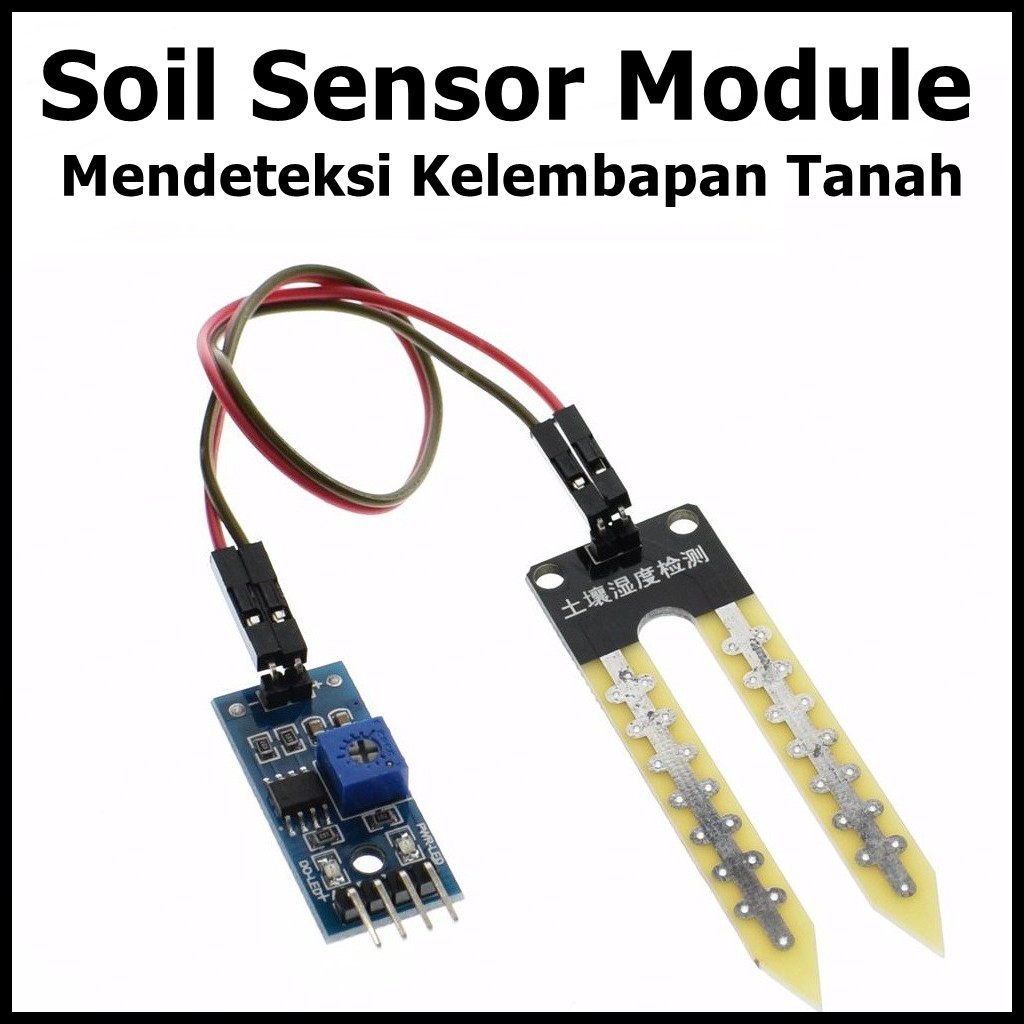 Module sensor kelembaban tanah soil moisture modul hygrometer sensor