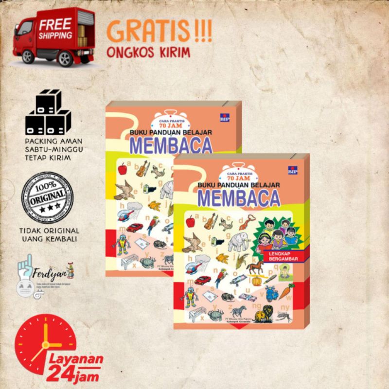 Cara Praktis 70 Jam Buku Panduan Belajar Membaca - Bambang pribadi