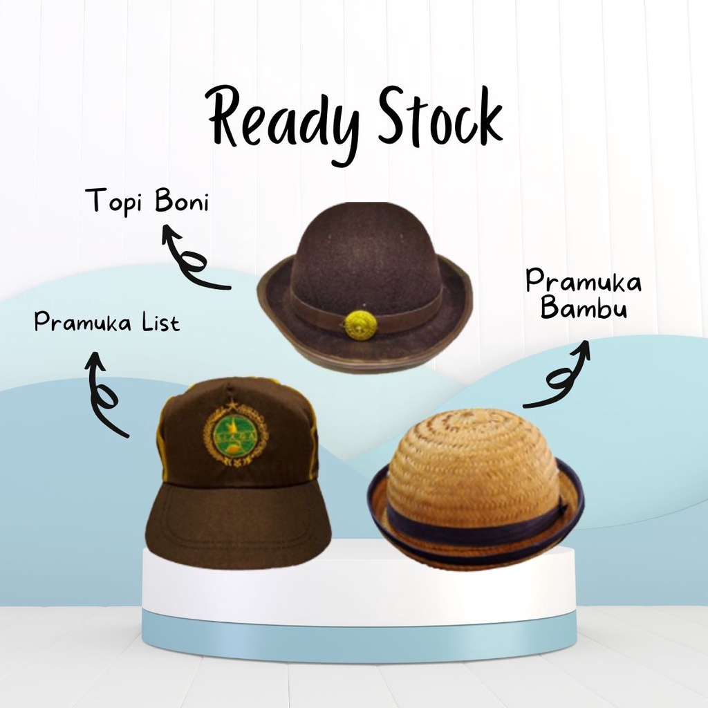 Topi Pramuka Siaga Putri / Topi Sekolah SD Pramuka