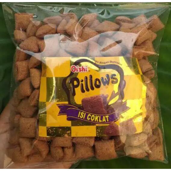 

Oishi Pillows Coklat Ubi Ungu 250gr Kiloan Original Murah - Coklat