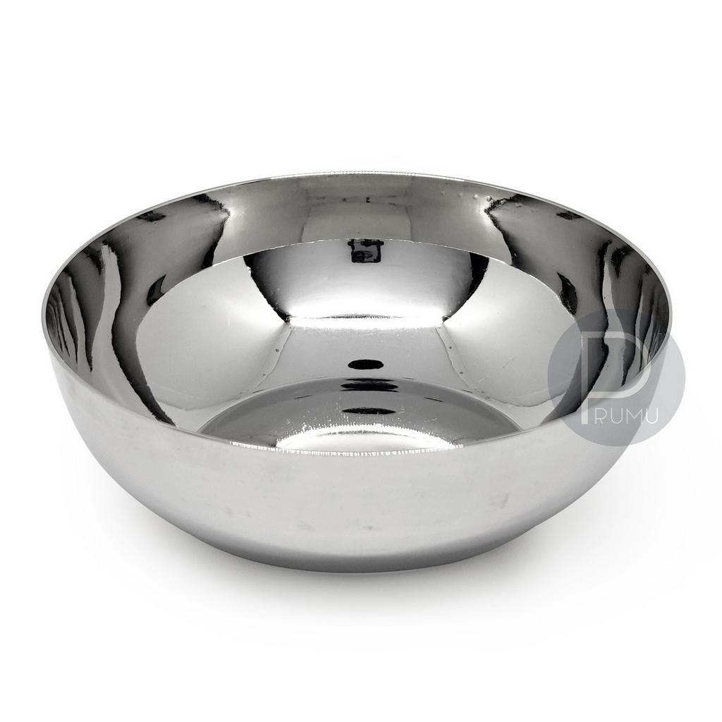 Mangkok Stainless Kecil 10 cm - Korean Rice Bowl - Mangkok Nasi - Mangkok Stenlis - Daisy