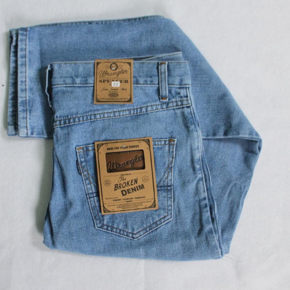 Terlaris.. Promo. Celana Jeans Pria Wrangler Standart Reguler Original Jeans Best Quality 28 sampai 