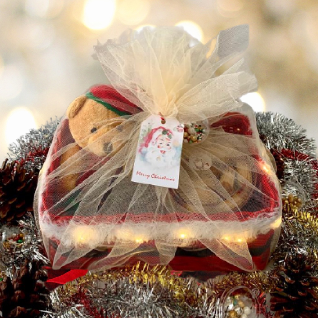 

ESMGIFTS - [GOSEND/ GRAB ONLY] HAMPERS NATAL & TAHUN BARU/ CHRISTMAS & NEW YEAR HAMPERS - HAPPINESS SET