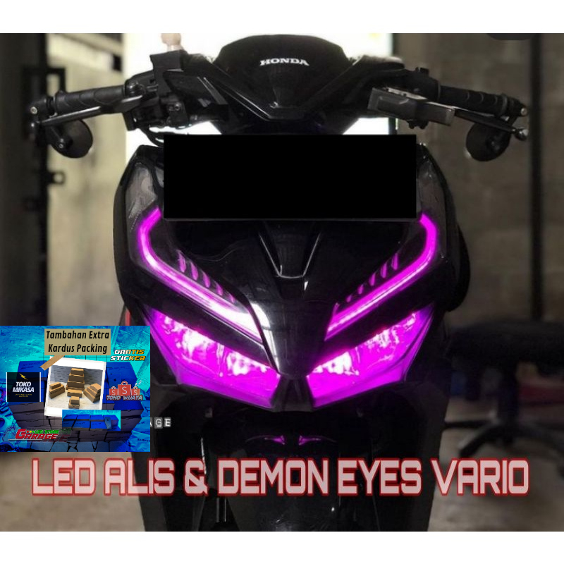 SEPAKET LED ALIS VARIO 125 150  &amp; DEMON EYES BERKUALITAS