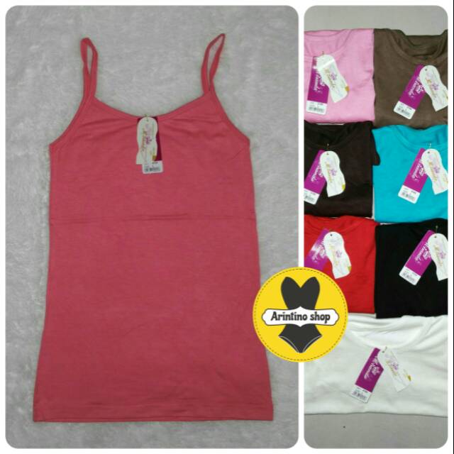 Tanktop Wanita Miranda XL6168 Tali Kecil | Camisol Singlet Wanita Dewasa | TKXL |*.