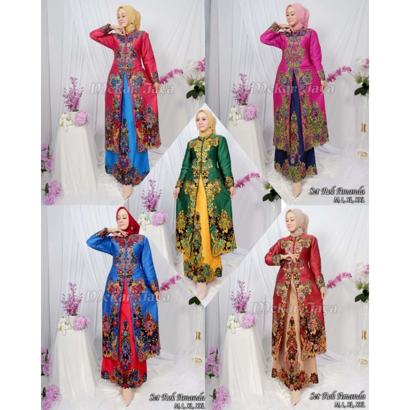 BEST SELLER &lt; STELAN ROK KIPAS SAPU JAGAT//KEBAYA PESTA//KEBAYA MODREN//BY MEKAR JAYA KEBAYA