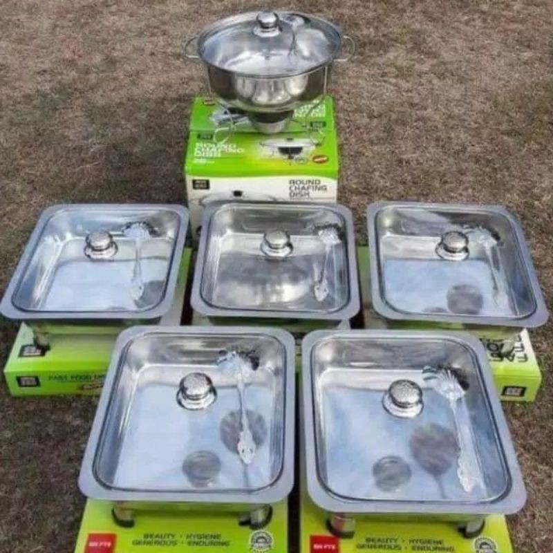 prasmanan Set Hock Way 555 stainless steel tebal