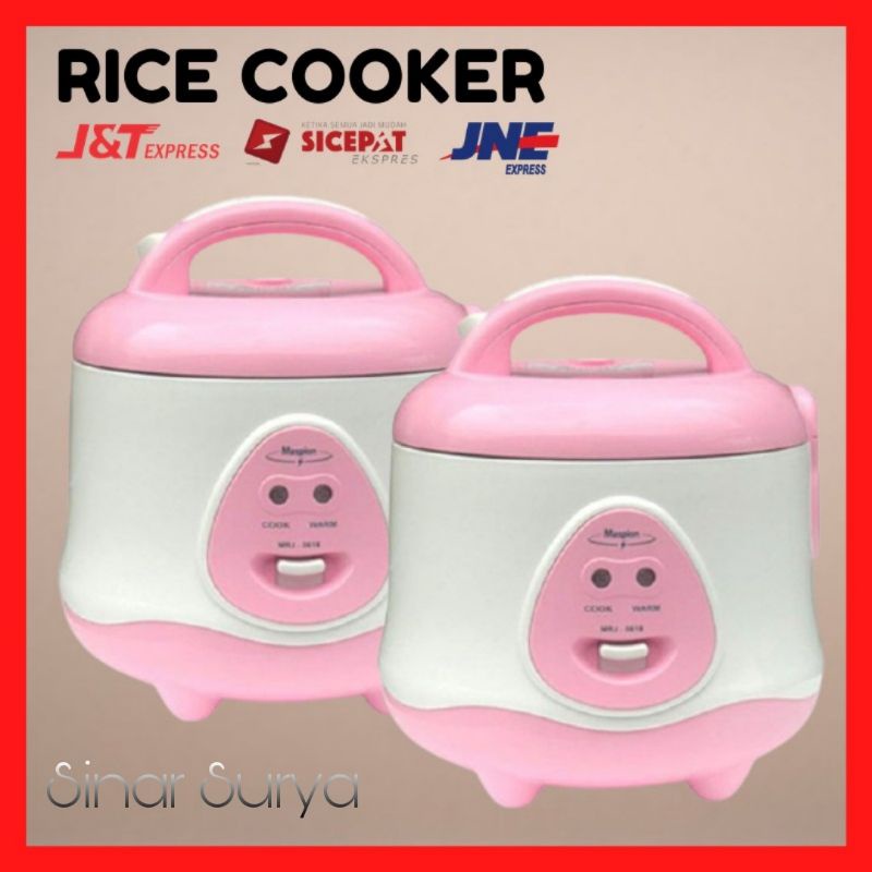 Rice Cooker Maspion EX 0618 (0,8) Liter Penanak Magicom Alat Masak Nasi Mini Anti Lengket