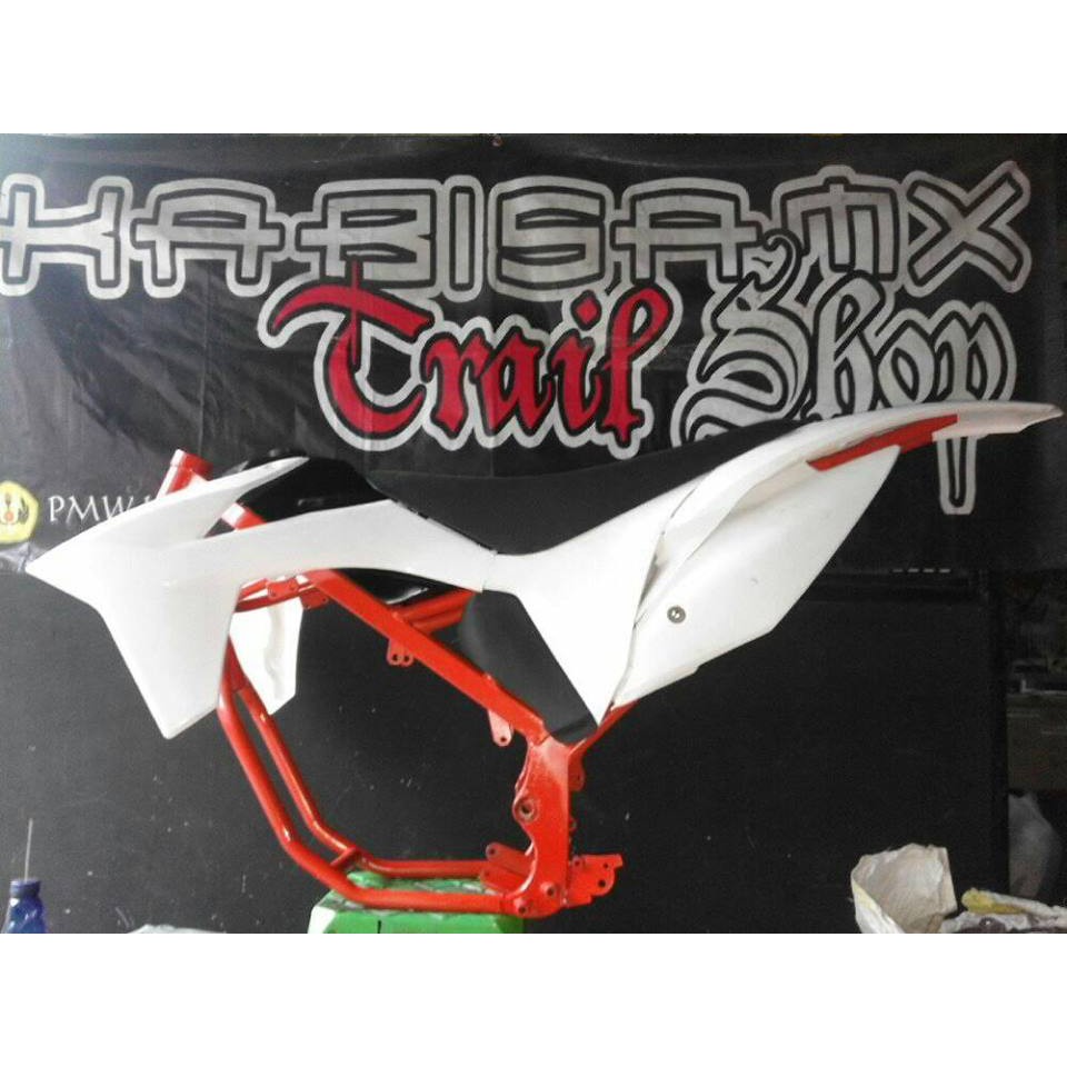 rangka trail klx body ktm 2015 termasuk arm