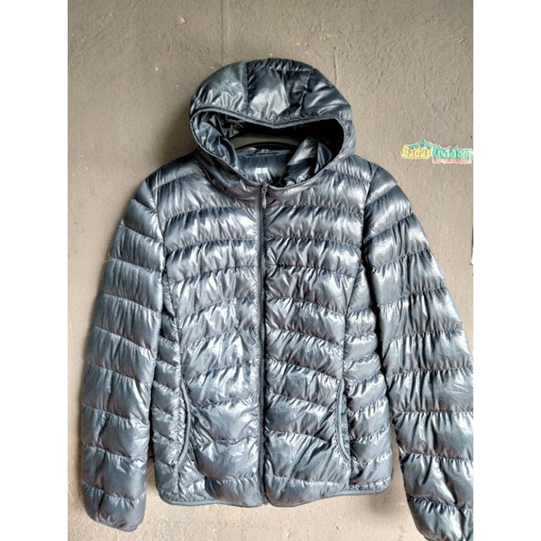 jaket bulang uniqlo second