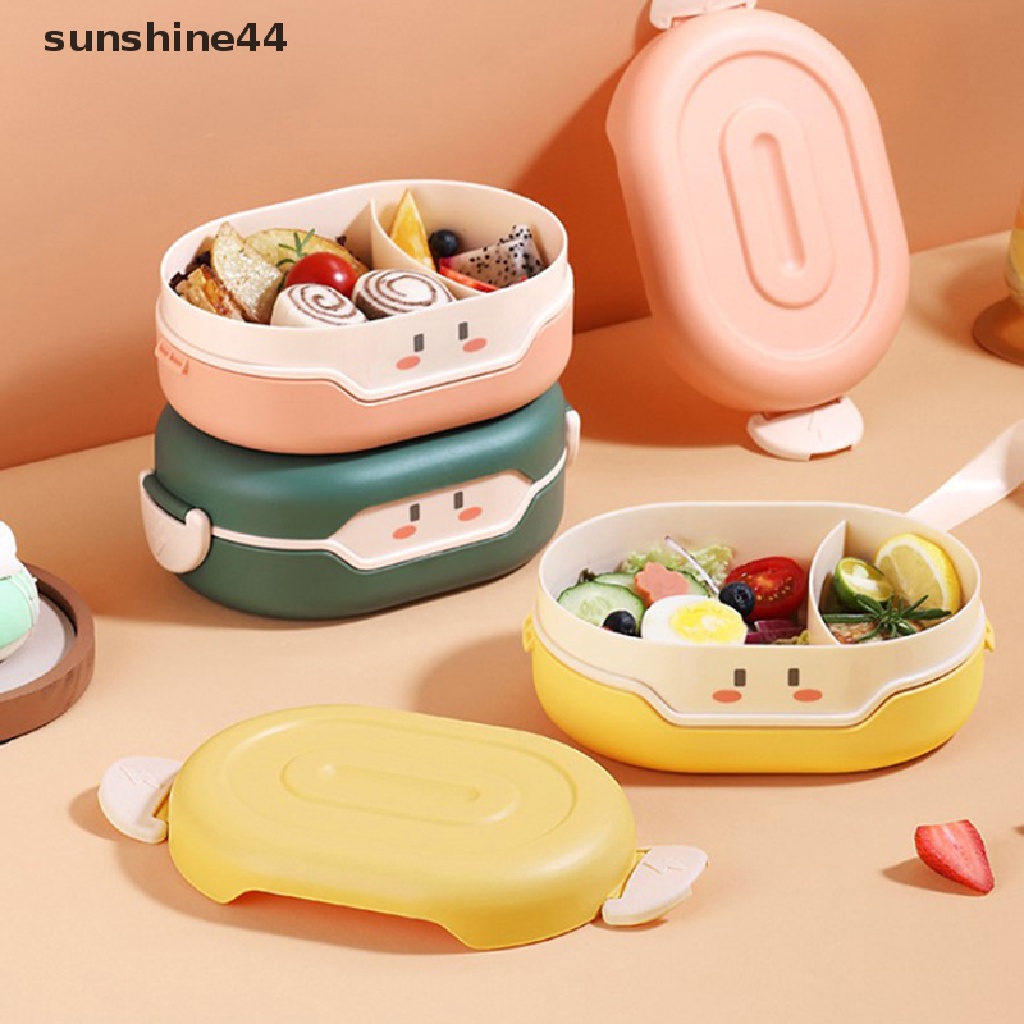 Sunshine Kotak Makan Siang 780ml Motif Kartun Anime Warna-Warni Untuk Anak Sekolah