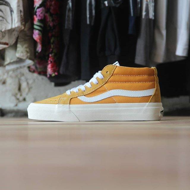 vans sk8 mid sunflower