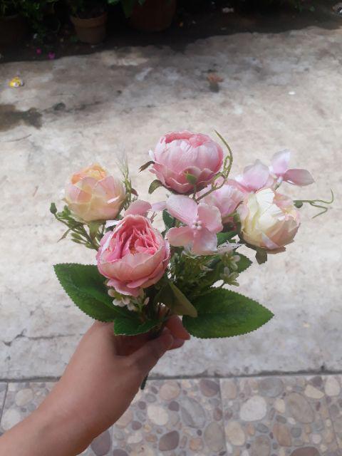 Bunga Peoni Rustic Mini /  Small Rustic Peony Bunch (b20004)