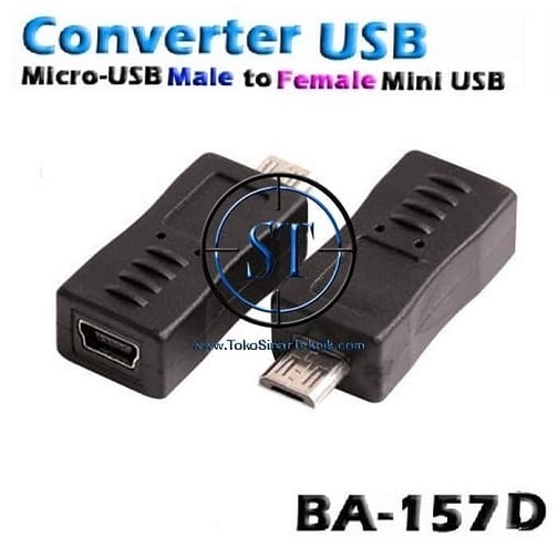 Converter Micro USB to Mini USB Adapter High Quality BA-157D