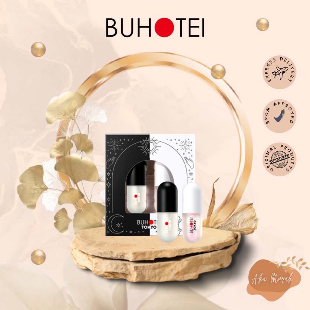 ✨ AKU MURAH ✨ BUHOTEI Day&amp;Night Lip Serum Set (5ml+5ml)