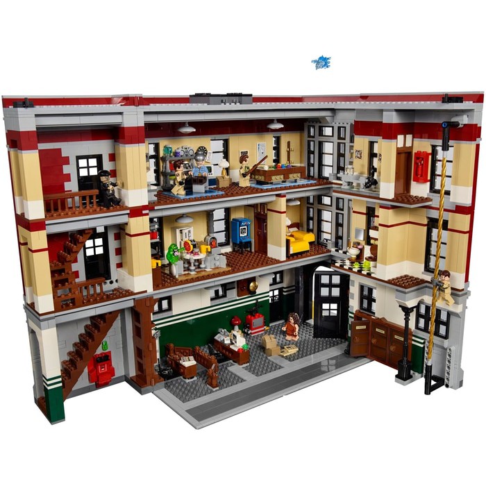 ghostbusters lego fire house