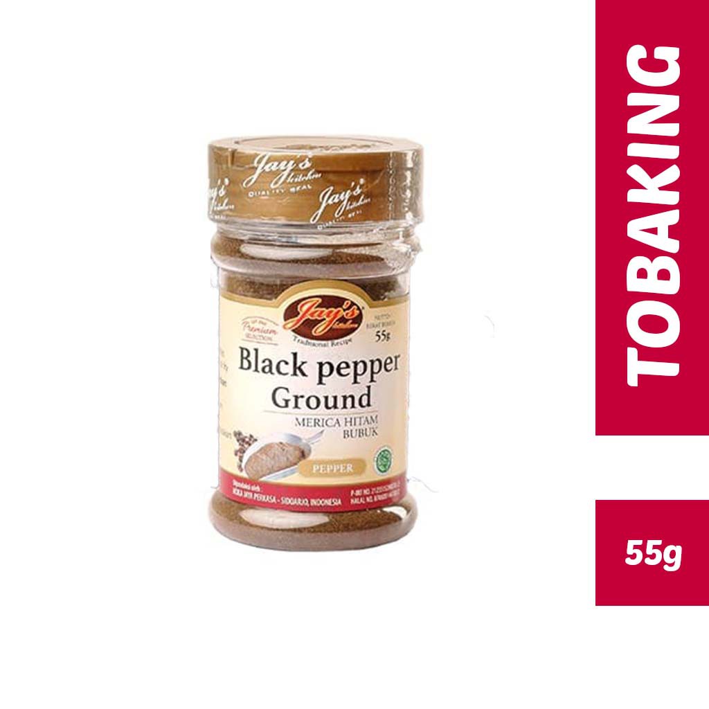 

Jay's Black Pepper Ground | Lada Hitam Bubuk Jays | Jay Lada Hitam