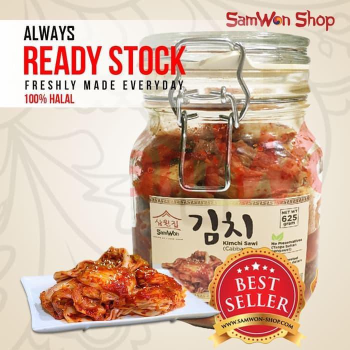 

SPESIAL KIMCHI PREMIUM SAWI FRESH 880 GRAM SAMWON MAKANAN KOREA PALING MURAH
