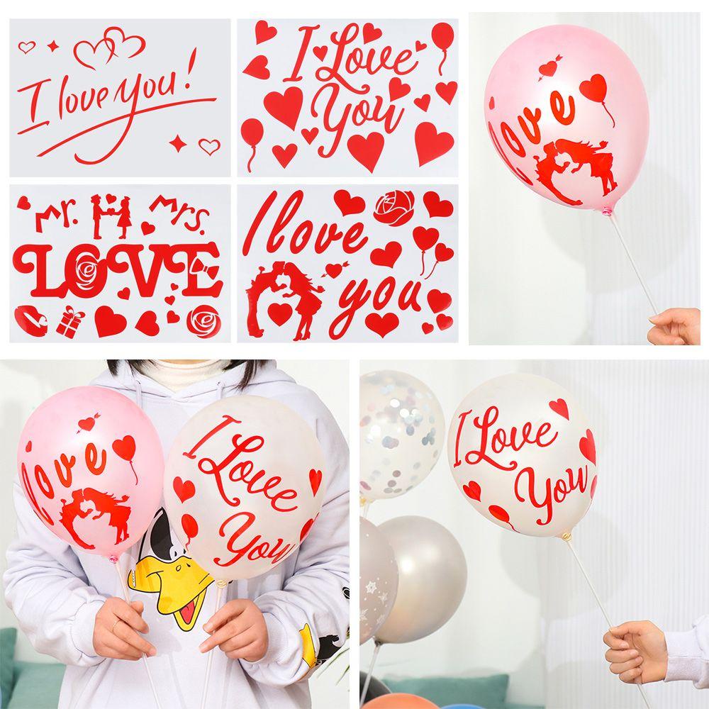 Nanas I Love You Baru Dekorasi Pesta DIY Hadiah Bobo Balon Transparan