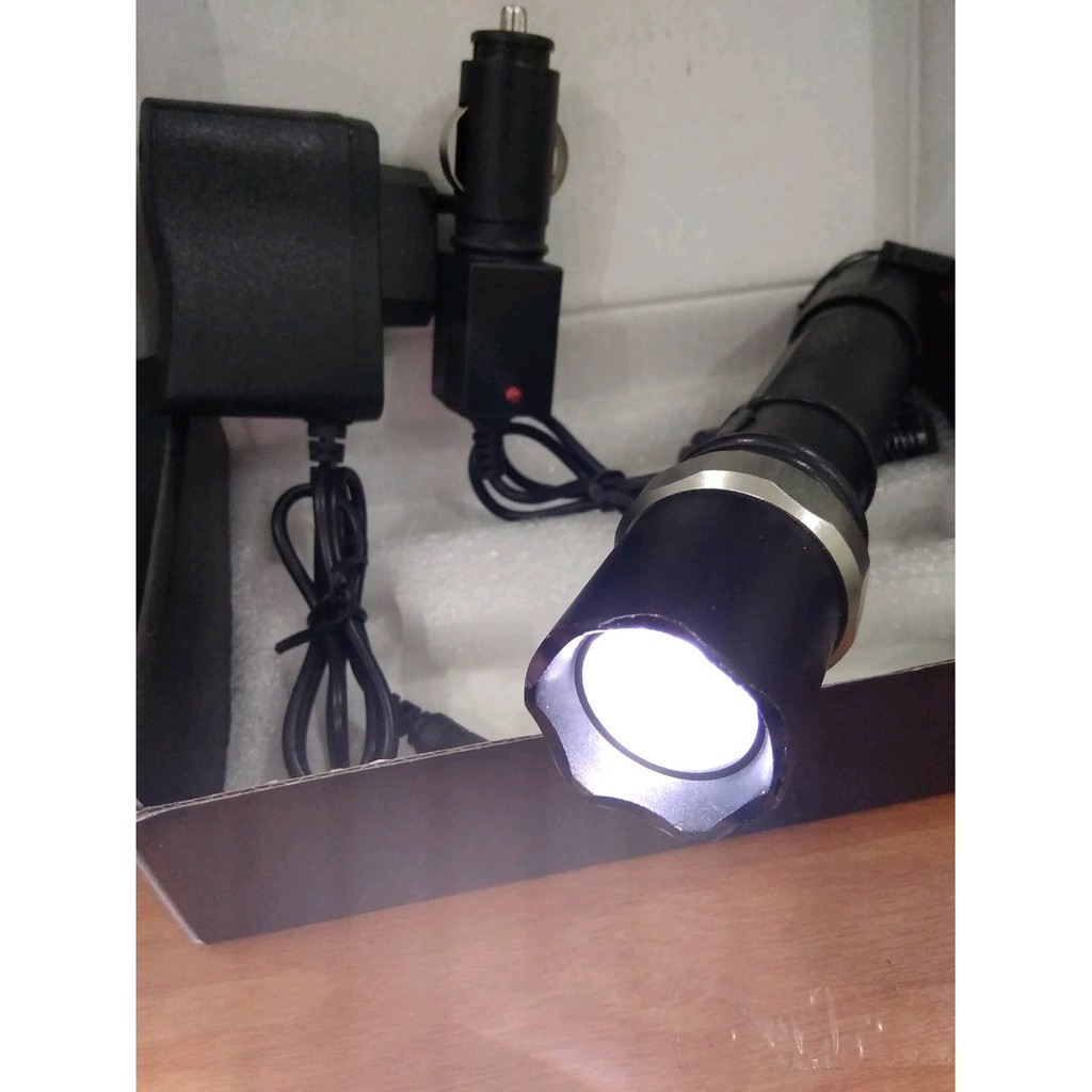 Senter Lampu Flashlight pocketman LED 2000 Lumens mini SWAT