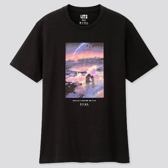 Uniqlo X Makoto Shinkai Film Collections Kimi no Na Wa | Your Name | Kaos Original Taki Mitsuha