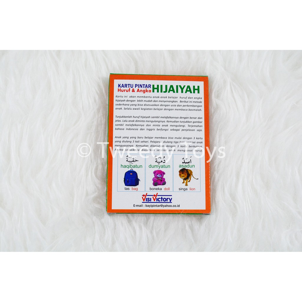 TweedyToys - Flashcard Kartu Pintar Hijaiyah Murah