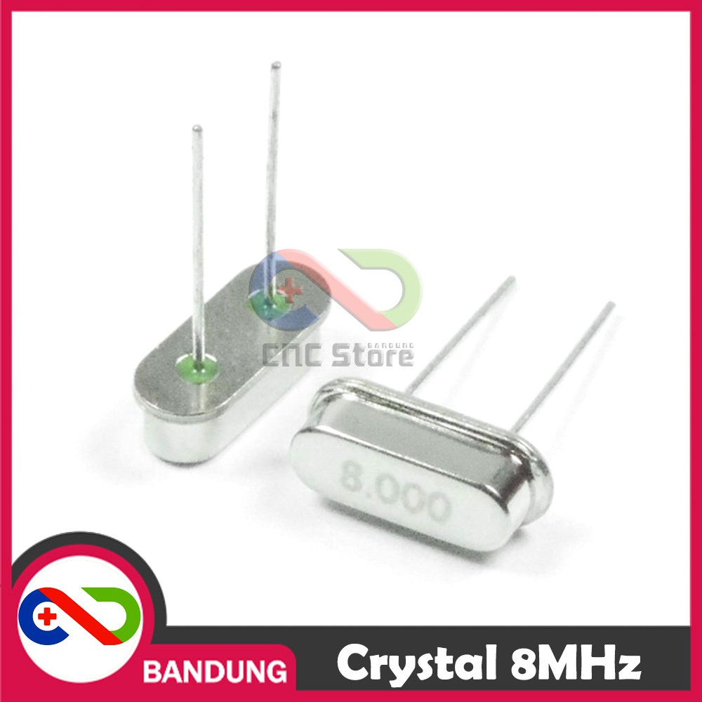 CRYSTAL XTAL OSCILLATOR OSILATOR 8MHZ DIP HC-49S 8 MHZ