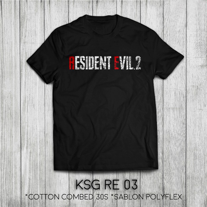 Kaos Game Resident Evil Custom Satuan