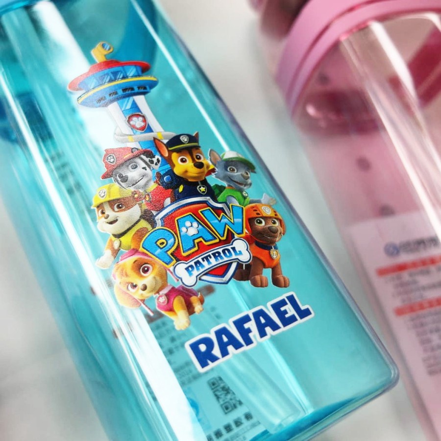 Botol Minum Custom 700ml Souvenir Anak Kado Ulang Tahun minion little pony frozen elsa superhero minecraft baby shark paw patrol avengers