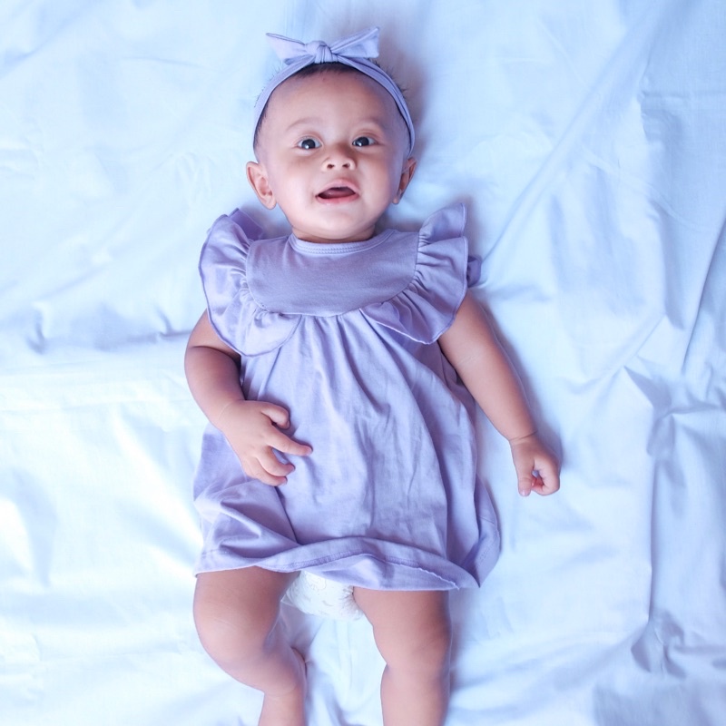 MINIQUIN Kamelia Dress (Baju Bayi Perempuan 0 - 2 Tahun)