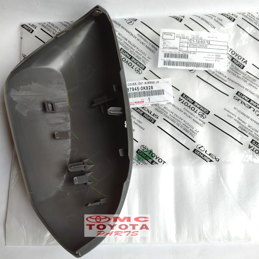 Cover Tutup Spion Depan Kiri Luar Toyota Sienta 87945-0K928