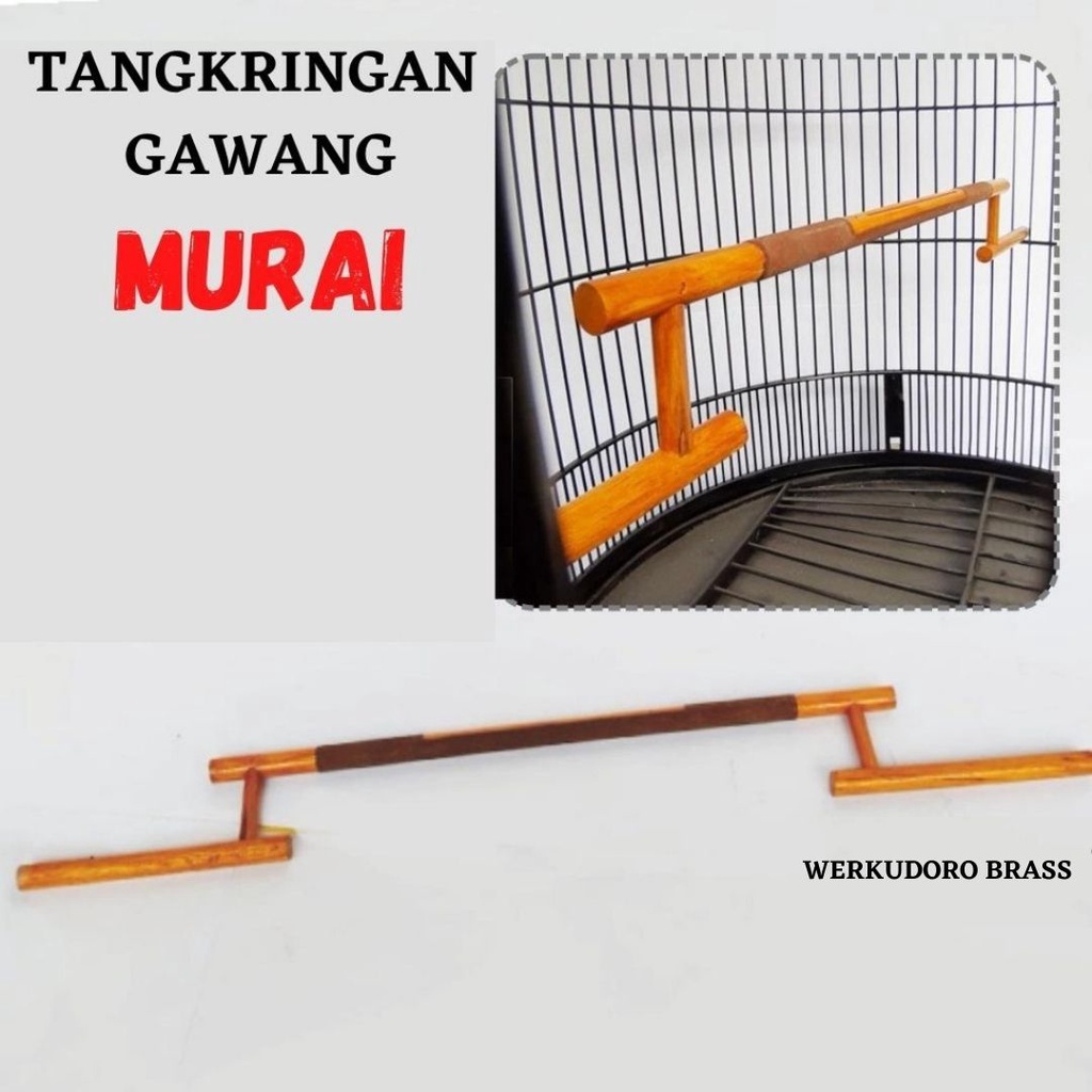 TANGKRINGAN SANGKAR BURUNG MURAI GAWANG KAYU JATI TANGKRINGAN MURAI TANGKRINGAN GAWANG